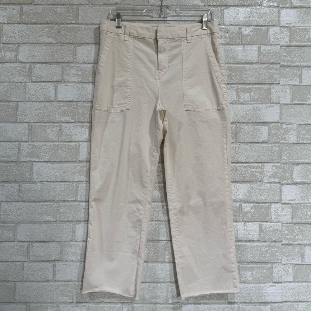 Frank & Eileen Blackstone Crop Utility Women’s Pants - Chalk - Size - 8